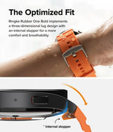 Ringke Samsung Galaxy Watch 20mm ranneke kumi One Bold Band oranssi