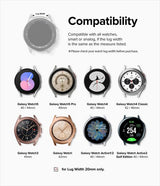 Ringke Samsung Galaxy Watch 20mm ranneke kumi One Bold Band oranssi