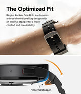 Ringke Samsung Galaxy Watch 20mm ranneke kumi One Bold Band musta