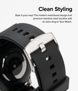 Ringke Samsung Galaxy Watch 20mm ranneke kumi One Bold Band musta