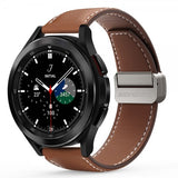 Dux Ducis Samsung Galaxy Watch 20mm Ranneke YA Series Ruskea
