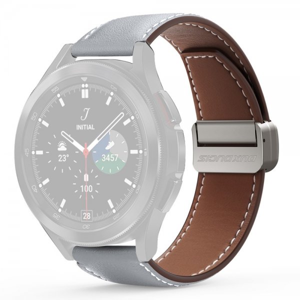 Dux Ducis Samsung Galaxy Watch 20mm Ranneke YA Series Harmaa