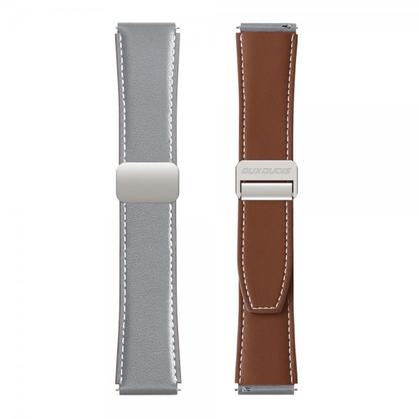 Dux Ducis Samsung Galaxy Watch 20mm Ranneke YA Series Harmaa