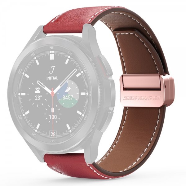 Dux Ducis Samsung Galaxy Watch 20mm Ranneke YA-sarja Punainen