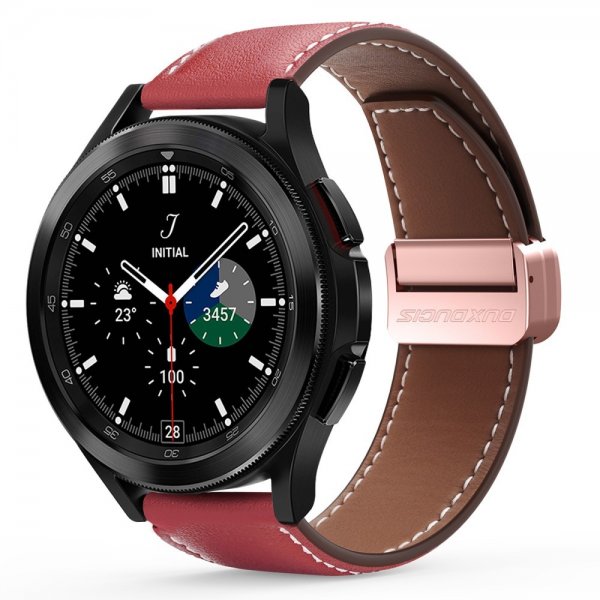 Dux Ducis Samsung Galaxy Watch 20mm Ranneke YA-sarja Punainen