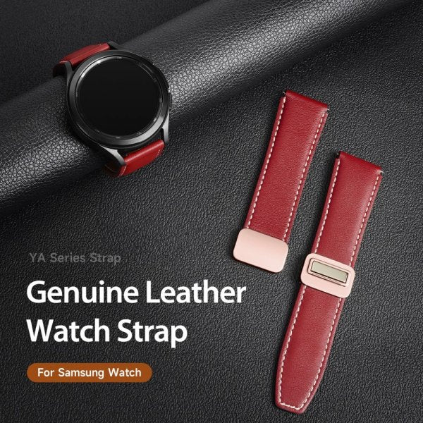 Dux Ducis Samsung Galaxy Watch 20mm Ranneke YA-sarja Punainen