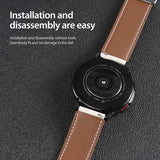 Dux Ducis Samsung Galaxy Watch 20mm Ranneke YA Series Valkoinen