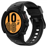 Spigen Samsung Galaxy Watch 4/5 40mm -kuori ja ranneke Rugged Armor Pro Musta