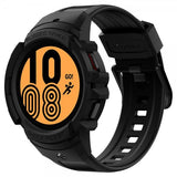 Spigen Samsung Galaxy Watch 4/5 40mm -kuori ja ranneke Rugged Armor Pro Charcoal Gray