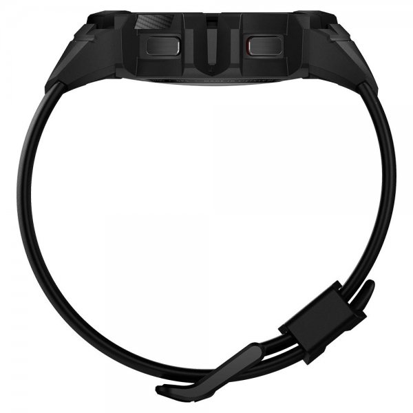 Spigen Samsung Galaxy Watch 4/5 44mm Kuori ja ranneke Rugged Armor Pro Charcoal Gray