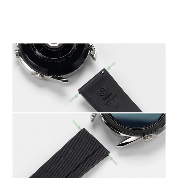 Ringke Samsung Galaxy Watch 20mm Ranneke Rubber One Band, musta