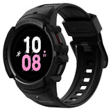 Spigen Samsung Galaxy Watch 4/5 40mm Suojakuori ja ranneke Rugged Armor Pro Musta