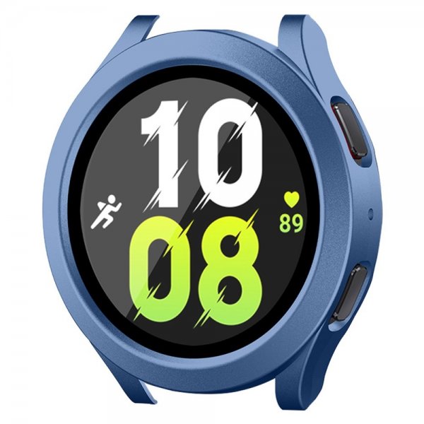 Enkay Samsung Galaxy Watch 4/5 44mm Kuori integroidulla näytönsuojalla Sininen