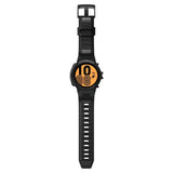 Spigen Samsung Galaxy Watch 4/5 44mm Kuori ja ranneke Rugged Armor Pro Musta