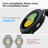 Spigen Samsung Galaxy Watch 4/5 44mm Näytönsuoja GLAS.tR EZ Fit 2-pack