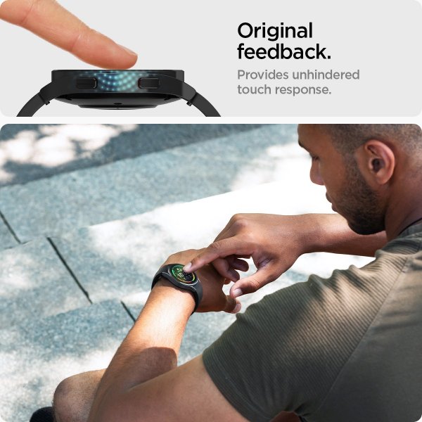 Spigen Samsung Galaxy Watch 4/5 44mm Näytönsuoja GLAS.tR EZ Fit 2-pack
