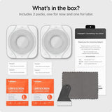 Spigen Samsung Galaxy Watch 4/5 44mm Näytönsuoja GLAS.tR EZ Fit 2-pack