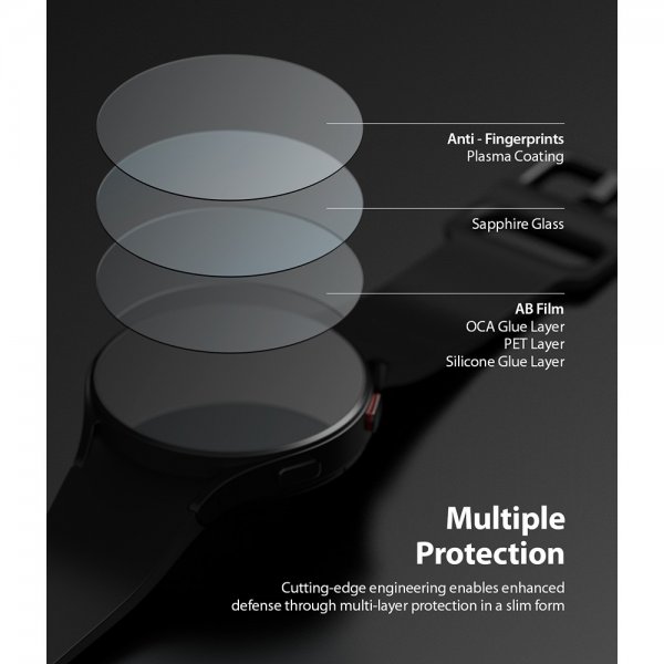 Ringke Samsung Galaxy Watch 4/5 44mm näytönsuoja Sapphire Crystal Screen Protector