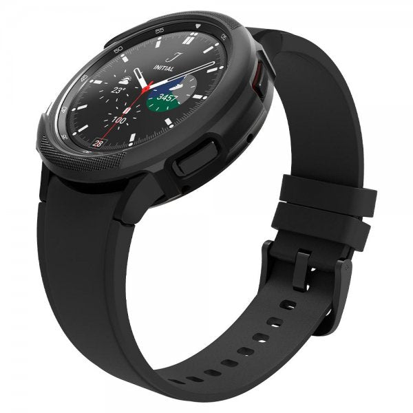 Spigen Samsung Galaxy Watch 4 Classic 42 mm Liquid Air -suojakuori, mattamusta