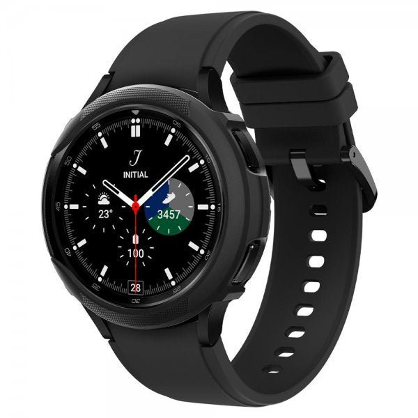 Spigen Samsung Galaxy Watch 4 Classic 42 mm Liquid Air -suojakuori, mattamusta