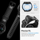 Spigen Samsung Galaxy Watch 5 Pro 45mm Kuori ja ranneke Rugged Armor Pro Musta