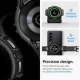 Spigen Samsung Galaxy Watch 5 Pro 45mm Kuori ja ranneke Rugged Armor Pro Musta