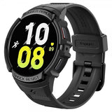 Spigen Samsung Galaxy Watch 6 40mm Suojakuori ja ranneke Rugged Armor Pro Musta