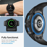 Spigen Samsung Galaxy Watch 6 40mm Suojakuori ja ranneke Rugged Armor Pro Musta