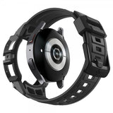 Spigen Samsung Galaxy Watch 6 40mm Suojakuori ja ranneke Rugged Armor Pro Musta