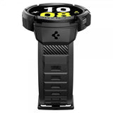 Spigen Samsung Galaxy Watch 6 40mm Suojakuori ja ranneke Rugged Armor Pro Musta
