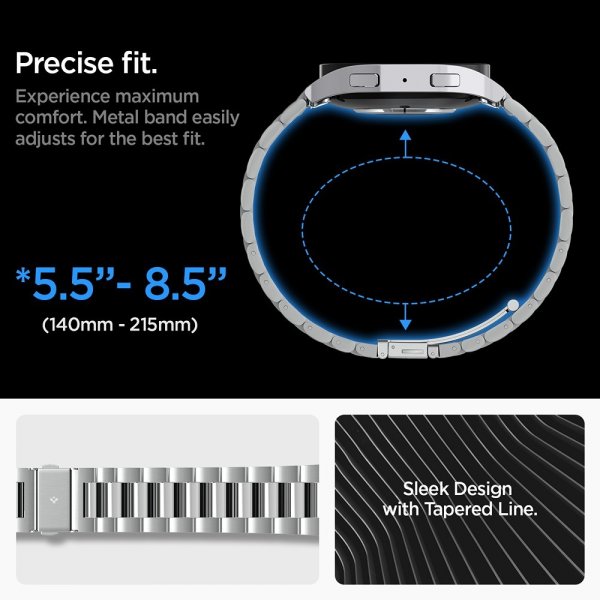 Spigen Samsung Galaxy Watch 6 44mm ranneke Modern Fit 316L Hopea