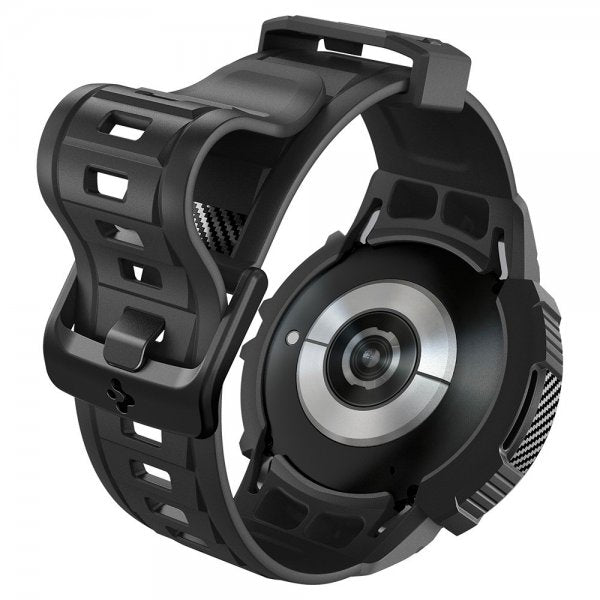 Spigen Samsung Galaxy Watch 6 44mm Kuori ja ranneke Rugged Armor Pro Musta