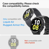 Spigen Samsung Galaxy Watch 6 44mm Näytönsuoja GLAS.tR EZ Fit 2 kpl