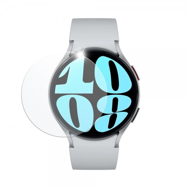 Kiinteä Samsung Galaxy Watch 6 44mm Näytönsuoja Karkaistu Lasi 2-pakkaus