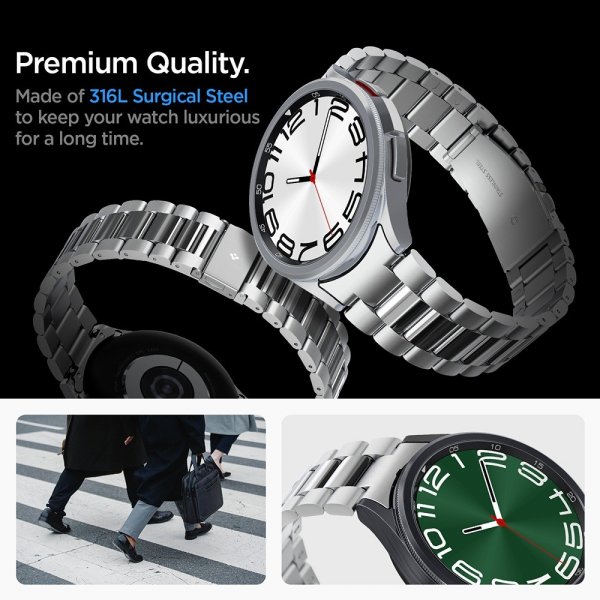 Spigen Samsung Galaxy Watch 6 Classic 47mm ranneke Modern Fit 316L Hopea