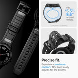 Spigen Samsung Galaxy Watch 6 Classic 47mm Kuori ja ranneke Rugged Armor Pro Musta