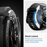 Spigen Samsung Galaxy Watch 6 Classic 47mm Kuori ja ranneke Rugged Armor Pro Musta