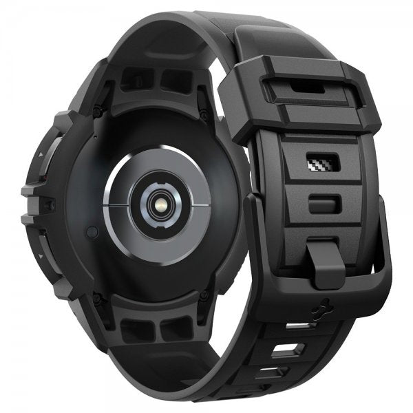 Spigen Samsung Galaxy Watch 6 Classic 47mm Kuori ja ranneke Rugged Armor Pro Musta