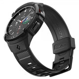 Spigen Samsung Galaxy Watch 6 Classic 47mm Kuori ja ranneke Rugged Armor Pro Musta