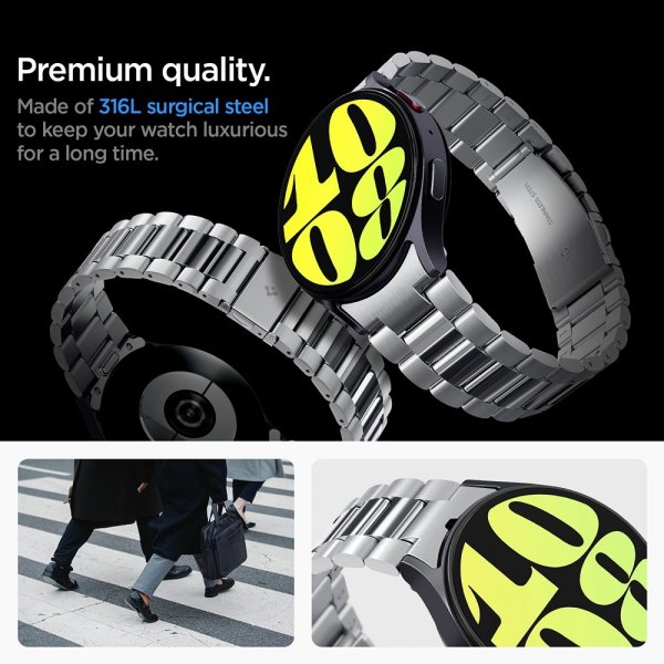 Spigen Samsung Galaxy Watch 7 40/44mm ranneke Modern Fit 316L Hopea