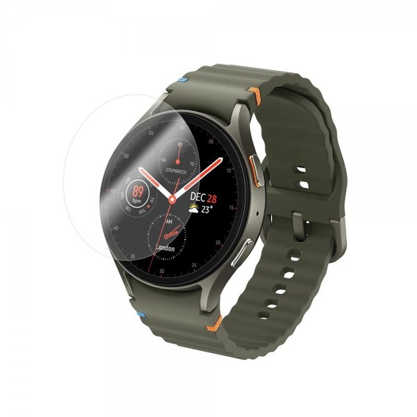 Kiinteä Samsung Galaxy Watch 7 44mm Näytönsuoja Karkaistu Lasi 2-pakkaus
