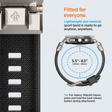 Spigen Samsung Galaxy Watch 8 40/44mm/Classic 46mm -ranneke DuraPro Armor musta