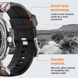 Spigen Samsung Galaxy Watch 8 40/44mm/Classic 46mm -ranneke DuraPro Armor musta