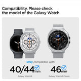 Spigen Samsung Galaxy Watch 8 40/44mm/Classic 46mm ranneke Metal Fit Silver