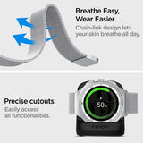Spigen Samsung Galaxy Watch 8 40/44mm/Classic 46mm ranneke Metal Fit Silver
