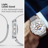 Spigen Samsung Galaxy Watch 8 40/44mm/Classic 46mm ranneke Metal Fit Silver