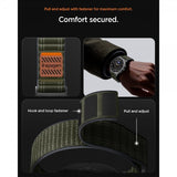 Spigen Samsung Galaxy Watch 8 40/44mm/Classic 46mm ranneke WBF0 vihreä