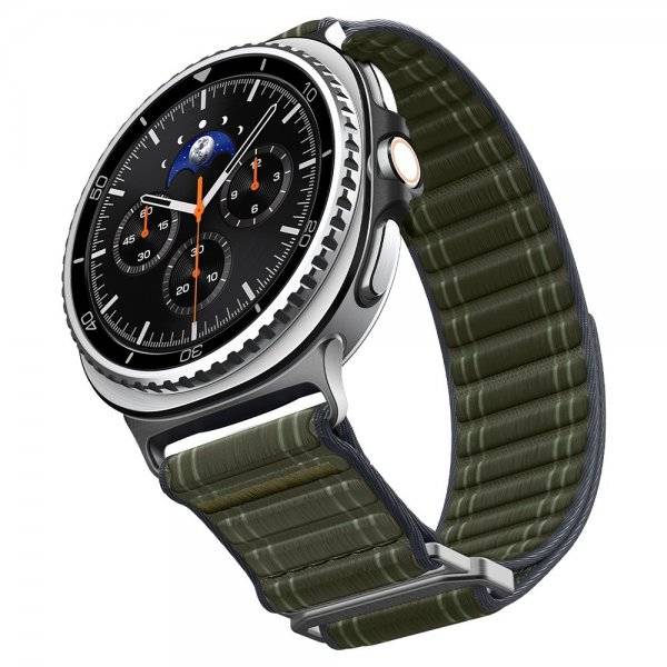 Spigen Samsung Galaxy Watch 8 40/44mm/Classic 46mm ranneke WBF0 vihreä