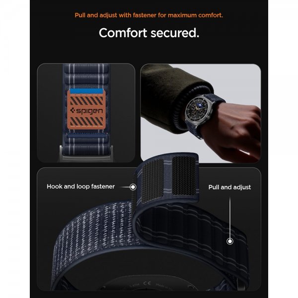 Spigen Samsung Galaxy Watch 8 40/44mm/Classic 46mm ranneke WBF0 Navy
