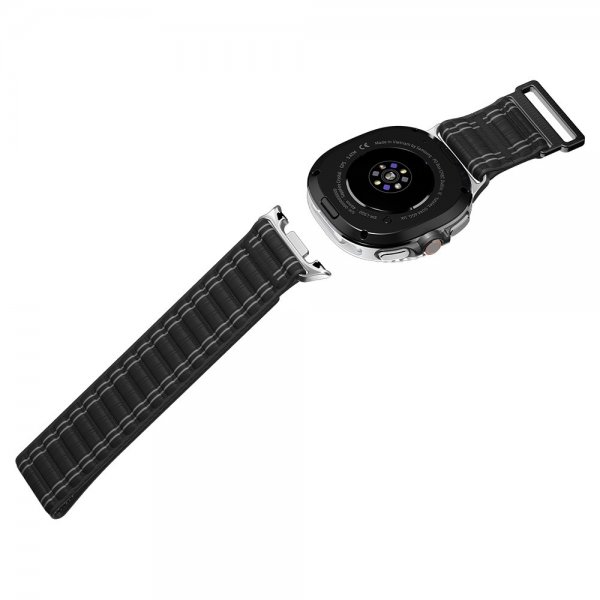 Spigen Samsung Galaxy Watch 8 40/44mm/Classic 46mm ranneke WBF0 Musta